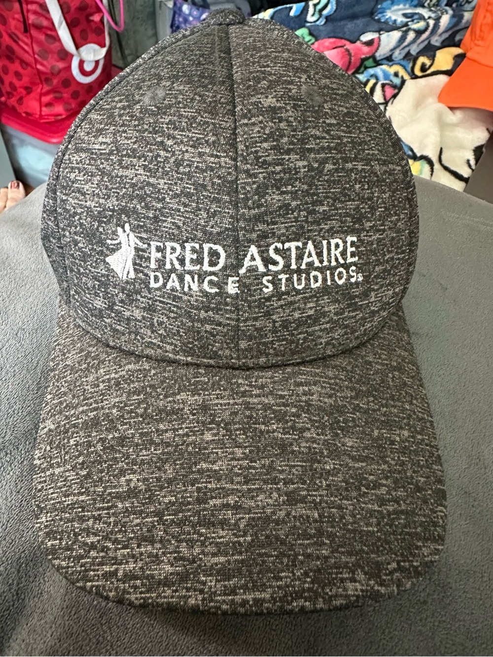 Sport-Tek Gray Heather Cap with White Embroidered Fred Astaire Logo
